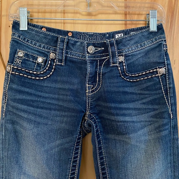 MISS ME Like NEW jeans size 25 signature boot cut - Picture 2 of 15